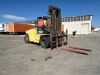 2010 HYSTER H360HD FORKLIFT, 36,000#, 134" mast, 2-stage, 147" lift, sideshift, diesel, canopy. s/n:G019E02588H - 2