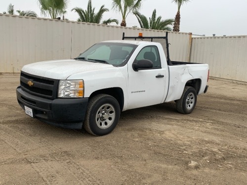 2013 CHEVROLET SILVERADO 1500 PICKUP TRUCK, 5.3L gasoline, automatic, a/c, pw, pdl, pm, tow package, 69,009 miles indicated. s/n:1GCNCPE00DZ316613