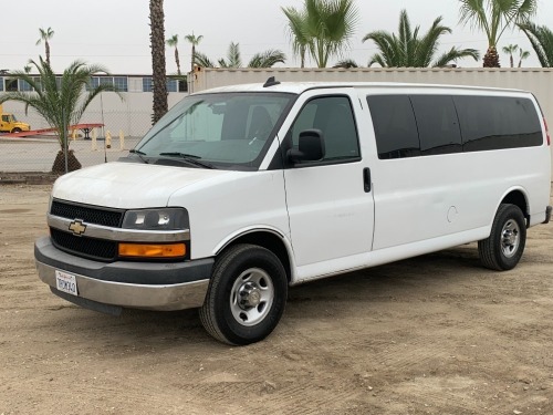 2016 CHEVROLET EXPRESS VAN, 6.0L gasoline, automatic, a/c, pw, 95,117 miles indicated. s/n:1GAZGPFG7G1207708