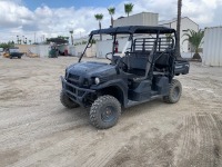 2019 KAWASAKI MULE PRO DXT UTILITY CART, diesel, 4x4, canopy, seats 6, 54"x26" dump bed, tow package, 1,013 hours indicated. s/n:JKAAFCA1XKB501510