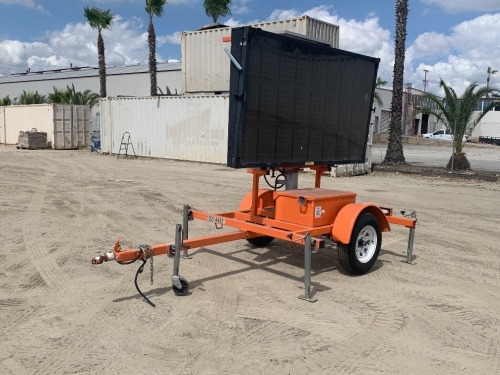 2019 WANCO WVT3 MESSAGE BOARD, solar, portable. s/n:5F12S1211K1004598