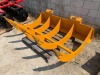 UNUSED FIVE TINE RAKE ATTACHMENT, fits skidsteer. --(LOCATED IN COLTON, CA)-- - 2