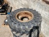 (4) RIMS W/TIRES, 14.00-24/1.00, fits boomlift --(LOCATED IN COLTON, CA)-- - 2