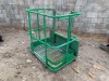 MAN BASKET, 500# capacity, fits skidsteer.--(LOCATED IN COLTON, CA)-- - 2