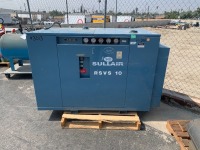 SULLAIR RSVS10-10 AIR COMPRESSOR, electric. s/n:003-V82761 --(LOCATED IN COLTON, CA)--