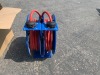 PALLET OF PALLET JACK, TRAFFIC CONES, HOSE REEL, CONSTRUCTION LIGHTS, MISC. MAINTENANCE PARTS, SIGNAL BOX. --(LOCATED IN COLTON, CA)-- - 10