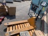 PALLET OF PALLET JACK, TRAFFIC CONES, HOSE REEL, CONSTRUCTION LIGHTS, MISC. MAINTENANCE PARTS, SIGNAL BOX. --(LOCATED IN COLTON, CA)-- - 12