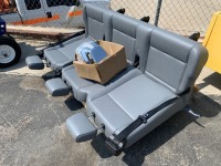 PALLET OF VAN SEAT BENCH, HEAVY DUTY COMMERCIAL VACUUM COVERS. --(LOCATED IN COLTON, CA)--