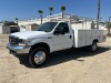 2003 FORD F450 UTILITY TRUCK, 6.8L gasoline, automatic, 13' utility body, ladder rack, tow package, 15,000# rear. s/n:1FDXF46S43EB48040