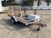 2000 BIG TEX 15LT-8 UTILITY TRAILER, 1,500# capacity, 54"x8' deck, ramp. s/n:16VLX0814Y1A21906 - 2