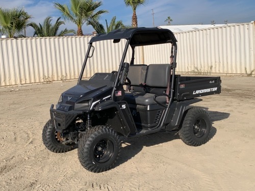 2023 AMERICAN LANDMASTER L5 UTILITY CART, gasoline, 4x4, canopy, seats 2, 48"x36" tilt bed. s/n:A4PUTVMD1PB400074