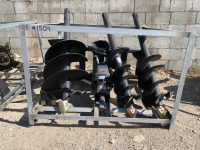 UNUSED 3500NM AUGER ATTACHMENT, 18" auger bit, 9" auger bit, 12" auger bit. --(LOCATED IN COLTON, CA)--