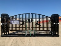 UNUSED GREATBEAR 20' FARM IRON GATE. --(LOCATED IN COLTON, CA)--