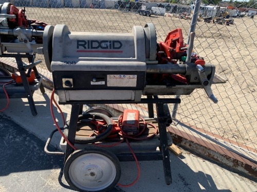 2013 RIDGID 26092-1224 PIPE THREADER. s/n:EB448070713 --(LOCATED IN COLTON, CA)--