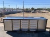 UNUSED 10'X18" 18-DRAWER WORKBENCH. --(LOCATED IN COLTON, CA)--