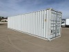 2024 40' CARGO CONTAINER, (2) side doors w/lock box, front door w/lock box. s/n:QT24407141 --(LOCATED IN COLTON, CA)-- - 2