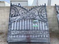 UNUSED 14' BI-PARTING GATES --(LOCATED IN COLTON, CA)--