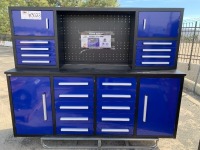 7FT-18HD UNUSED (18) DRAWER WORKBENCH --(LOCATED IN COLTON, CA)--