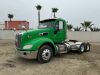 2018 PETERBILT 579 TRUCK TRACTOR, Cummins 450hp diesel, engine brake, automatic, pto, 12,000# front, wet kit, air ride suspension, 38,000# rears.