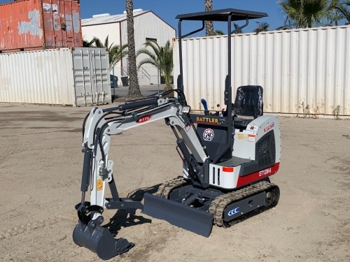 UNUSED 2024 BTTL ET12M-6 MINI HYDRAULIC EXCAVATOR, gp bucket, thumb, aux hydraulics, backfill blade, canopy. s/n:ET12M-6700727