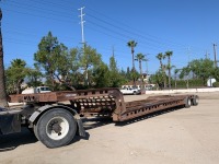 1998 MURRAY PROFESSIONAL 16-WHEEL LOWBOY TRAILER, 44 ton capacity, 102"x43' deck. s/n:1M9G44201WA056911