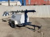 TEREX AL4060D-4MH LIGHT TOWER, Kubota diesel, 6kw generator, portable. s/n:0009-67429 - 2