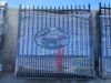 UNUSED 13'X8' BI-PARTING WROUGHT IRON GATE --(LOCATED IN COLTON, CA)--