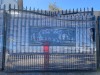 UNUSED 18'X7' BI-PARTING WROUGHT IRON GATE --(LOCATED IN COLTON, CA)--