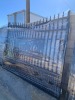 UNUSED 18'X7' BI-PARTING WROUGHT IRON GATE --(LOCATED IN COLTON, CA)-- - 2