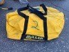 PALLET OF ELECTRICAL CABLES, EXTENSION CORDS, APPROX. (4) YELLOW MILLER BAGS --(LOCATED IN COLTON, CA)-- - 4