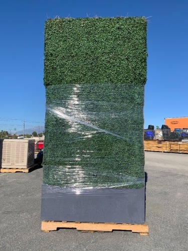 PALLET OF APPROX. (3) 8' HEDGE WALLS --(LOCATED IN COLTON, CA)--