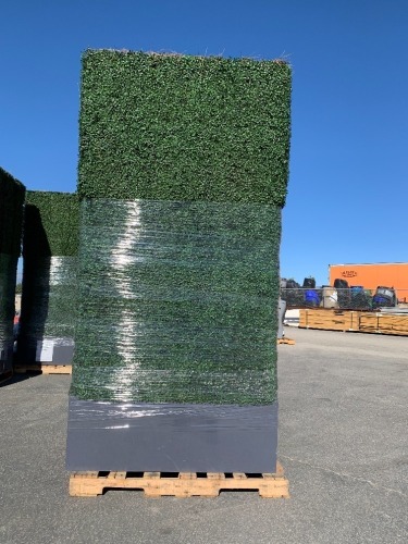 PALLET OF APPROX. (3) 8' HEDGE WALLS --(LOCATED IN COLTON, CA)--