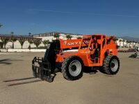 2015 SKYTRAK 8042 ROUGH TERRAIN REACH FORKLIFT, 8,000#, 42' reach, 3-stage, 4x4x4, tilt, diesel, canopy. s/n:0160071000