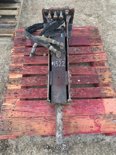 BOBCAT HYDRAULIC BREAKER ATTACHMENT. s/n:HJ8J00403B --(LOCATED IN COLTON, CA)--