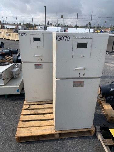 APPROX. (2) MYERS MEUG20-M100-M0D INDUSTRIAL ELECTRICAL CONTROL PANEL --(LOCATED IN COLTON, CA)--