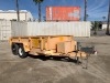 2016 FELLING FT-10DT DUMP TRAILER, 6,000# capacity, 80"x12' dump bed, 2' sides, 6' ramps. s/n:5FTDH1725G1001615 - 2