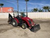 2020 YANMAR YT235 UTILITY TRACTOR, 3cyl 34hp diesel, gp bucket, front loader attachment, 4x4, backhoe attachment, pto, 3-point hitch, 757 hours indicated. s/n:YMJS0016CLF101396 - 2