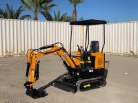 UNUSED 2024 MIVA VA15 MINI HYDRAULIC EXCAVATOR, gp bucket, thumb, aux hydraulics, backfill blade, canopy. s/n:VA152410172