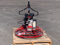 UNUSED G200FA POWER TROWEL, Loncin gasoline. s/n:T0580023060056681 --(LOCATED IN COLTON, CA)--