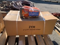 APPROX. (10) UNUSED ZYM 2" RATCHET STRAPS --(LOCATED IN COLTON, CA)--