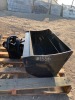 GIYI 3T 32" HYDRAULIC TILT BUCKET, fits mini excavator. s/n:QXD3T241004 --(LOCATED IN COLTON, CA)-- - 3