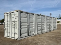 2024 40' CARGO CONTAINER, (4) side doors w/lock box. s/n:DFCM174718 --(LOCATED IN COLTON, CA)--