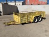 2003 MARKSMAN 5X14 UTILITY TRAILER, 3,000# capacity, 59"x14' deck, 2' sides, 2' ramp. s/n:1M9BU14253L516249