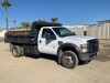 2008 FORD F550 BOBTAIL DUMP TRUCK, 6.4L diesel, automatic, 4x4, 3-4 yard box, 14,000# rear. s/n:1FDAF57R38EB08367 - 2