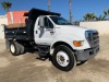 2015 FORD F650 BOBTAIL DUMP TRUCK, 6.8L gasoline, automatic, 10,000# front, 3-4 yard box, 21,000# rear, 40,263 miles indicated. v/sn:3FRPF6HD7FV680165 - 2