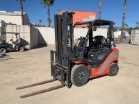 2022 BAOLI KBG25 FORKLIFT, 5,000#, 84" mast, 3-stage, 189" lift, sideshift, lpg, canopy, solid tires, 608 hours indicated. s/n:B16010Y00842