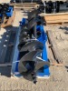 UNUSED GIYI AUGER ATTACHMENT, 8", 12" & 16" AUGER BITS, fits skidsteer --(LOCATED IN COLTON, CA)-- - 2