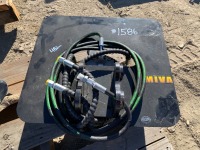 UNUSED MIVA MOWER ATTACHMENT, fits mini excavator --(LOCATED IN COLTON, CA)--