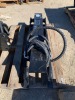 UNUSED GIYI 5T HYDRAULIC THUMB ATTACHMENT, fits mini excavator. s/n:MZJ5T241056 --(LOCATED IN COLTON, CA)--