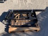 UNUSED FORK CARRIAGE W/5' FORKS, fits skidsteer --(LOCATED IN COLTON, CA)-- - 2